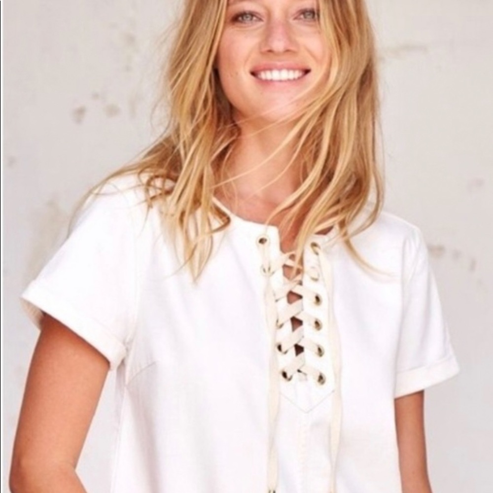 Sézane Gigi top in cream FR36